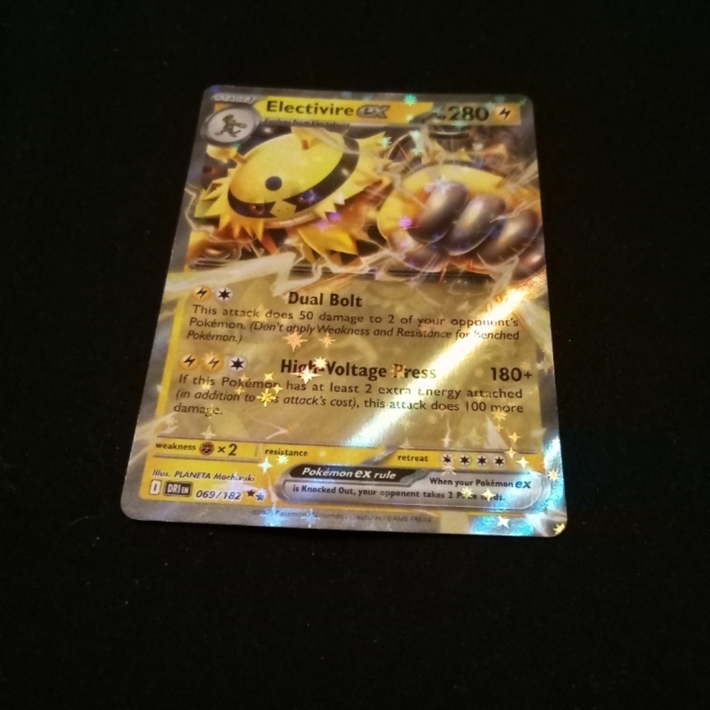 Pokemon Electivire ex 069/182 Destined Rivals Double Rare Holo